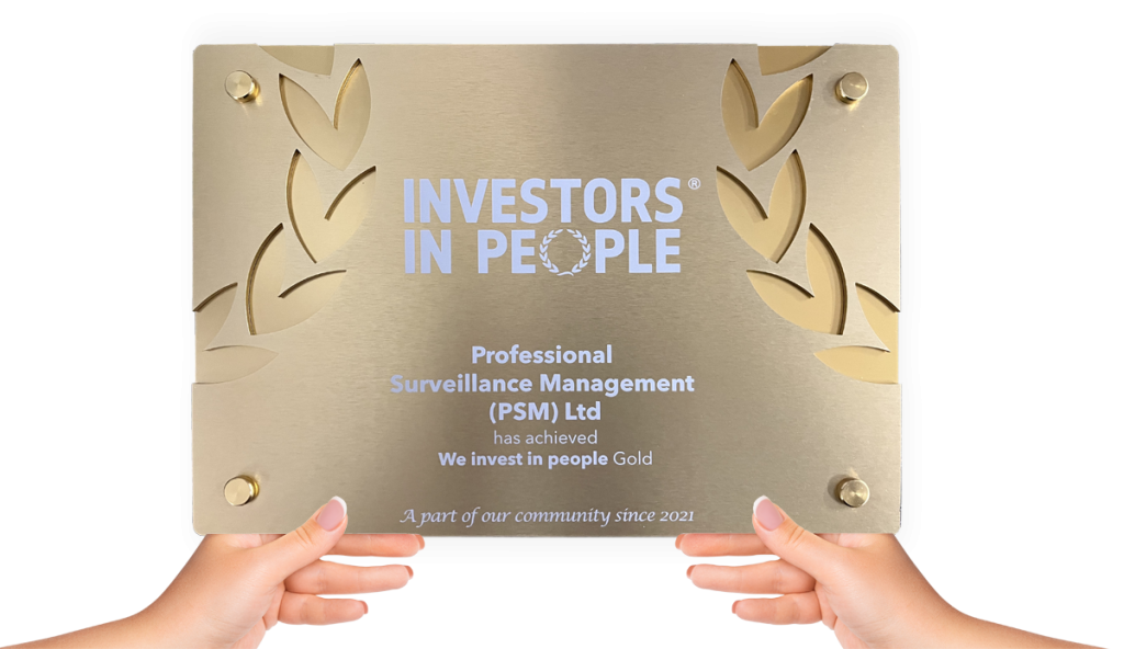 Investors in People Gold Plaque